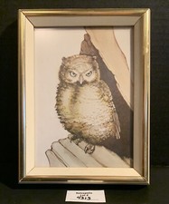 Vintage owl print for sale  Edmond