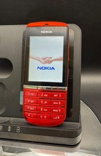 Telefon komórkowy Nokia Asha 300 Red – klasyczna klawiatura i ekran dotykowy – odblokowany klasa A na sprzedaż  Wysyłka do Poland