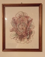 Quadro ricamo punto usato  Quargnento