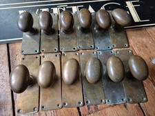 Usado, ANTIGUIDADE Vintage ANTIGA Latão Recuperado Maçanetas de Porta Push Pull  comprar usado Usado, ANTIGUIDADE Vintage ANTIGA Latão Recuperado Maçanetas de Porta Push Pull  comprar usado  Enviando para Brazil