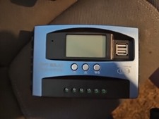 1X (controlador solar MPPT tela LCD USB 12V 24V painel de célula solar automático comprar usado  Enviando para Brazil