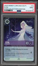 2023 Disney Lorcana D100 Edição de Colecionador Elsa Luvas Off P1 #19 PSA 9 Estado perfeito comprar usado  Enviando para Brazil