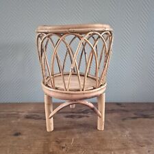 Vintage BAMBOO ratán planta soporte maceta soporte estante jardinera decorativa comprar usado  Enviando para Brazil