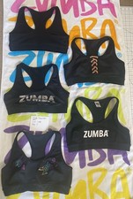 Usado, Sutiã esportivo 5 Zumba "SCOOP" pescoço tamanho grande dança fitness exercício RARO comprar usado  Enviando para Brazil