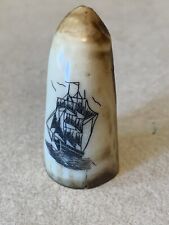 Antique tooth scrimshaw for sale  Colorado Springs