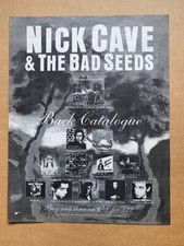 Nick cave back for sale  CHESTERFIELD
