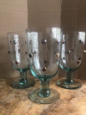 Glass goblets raised for sale  Fort Myers