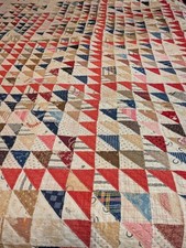 Colcha padrão bloco triangular vintage, muito bom estado comprar usado  Enviando para Brazil
