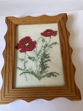Cross stitch poppies for sale  SHEFFIELD