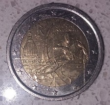 Moneta euro commemorativa usato  Pinerolo