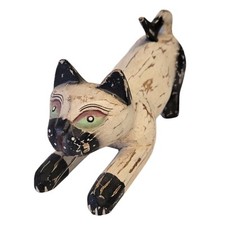 Siamese cat wooden for sale  West Fargo