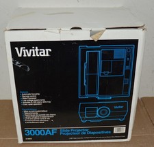 Projetor deslizante Vivitar 3000AF com bandeja controle remoto caixa foco automático comprar usado  Enviando para Brazil