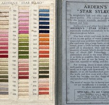 Vintage shade card for sale  UK