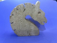 Escultura de cavalo pequeno de travertino italiana Fratelli Mannelli, redonda da década de 1970 comprar usado  Enviando para Brazil