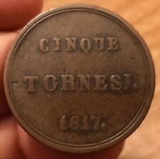 Moneta tornesi 1817 usato  Olbia