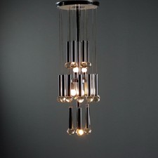 Lampadario vintage metallo usato  Cambiago