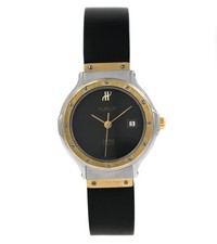 Relógio de quartzo feminino Hublot MDM Classic 1391.2 ouro amarelo 18k data aço 28 mm comprar usado  Enviando para Brazil