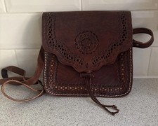 Brown leather crossbody for sale  HALESOWEN