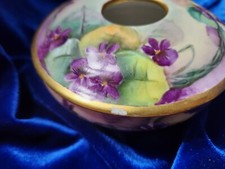 Conjunto de cômoda de porcelana antiga, Áustria 1884-1909, pintada à mão, assinada pelo artista. comprar usado  Enviando para Brazil