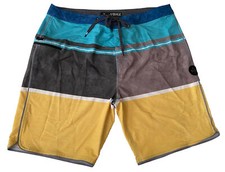 Shorts de tabuleiro Rip Curl Mirage masculino Ultimate listras color block tamanho 38 em excelente estado usado  comprar usado  Enviando para Brazil