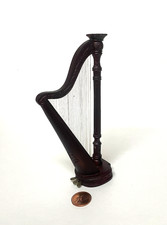 HARPA EM MINIATURA PARA CASA DE BONECAS BESPAQ COM ACABAMENTO EM MOGNO comprar usado HARPA EM MINIATURA PARA CASA DE BONECAS BESPAQ COM ACABAMENTO EM MOGNO comprar usado  Enviando para Brazil