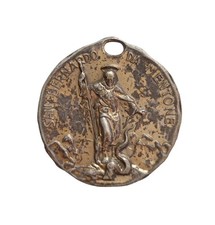 Medaglia religiosa votiva usato  Roma