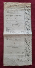 Passeport interieur 1871 d'occasion  Dinan