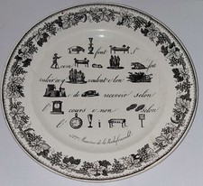 Assiette rebus faience d'occasion  France