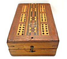 Antique wood cribbage for sale  Sylmar