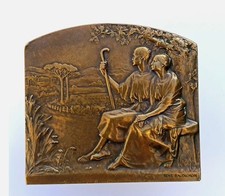 Plaque medaille bronze d'occasion  Bordeaux-
