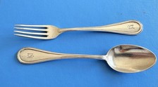 Silber löffel gabel gebraucht kaufen  Soest
