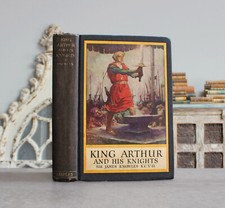 Rare Antique Old Book King Arthur 1923 Illustrated Knights Round Table Merlin ⭐ comprar usado  Enviando para Brazil