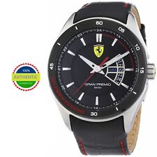Relógio masculino SCUDERIA FERRARI 0830183 mostrador inoxidável pulseira de couro 45 mm preto/vermelho comprar usado  Enviando para Brazil