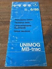 Mercedes unimog trac for sale  BERKHAMSTED