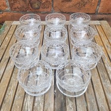crystal sundae dishes for sale  SUNDERLAND