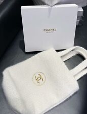 Chanel Blanco Lana Navidad Cosméticos Bolso Cartera Maquillaje Bolso de Hombro Nuevo Con Caja, usado segunda mano  Embacar hacia Argentina