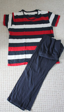 Pyjama schlafanzug blau gebraucht kaufen  Elbingerode