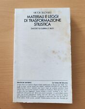 Sklovskij materiali leggi usato  Torino