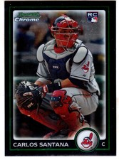 2010 BOWMAN CHROME #214 CARLOS SANTANA NOVATO comprar usado  Enviando para Brazil