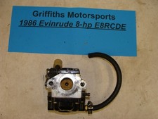 Usado, 1986 EVINRUDE MOTOR DE POPA 8HP e8rcde carburador fabricante de equipamento original comprar usado  Enviando para Brazil