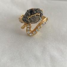 Schlangenring goldfarben stras gebraucht kaufen  Taufkirchen