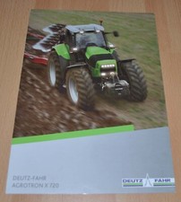 Deutz Fahr Agrotron X 720 Ciągnik Broszura rolnicza Broszura Broszura na sprzedaż  PL