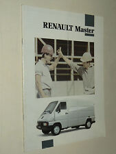 Prospectus Camion RENAULT MASTER Fourgon 1992 RVI prospekt brochure  truck LKW   comprar usado  Enviando para Brazil