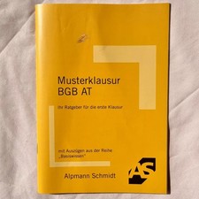 Musterklausur bgb alpmann gebraucht kaufen  München
