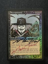 Mtg necropotence foil usato  Trambileno