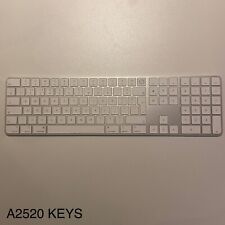 Teclado Apple Magic A2520 com almofada numérica 1x chave de substituição branca e dobradiça comprar usado  Enviando para Brazil