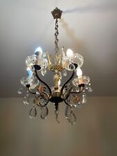 Lampadario cristallo vintage usato  Pavia