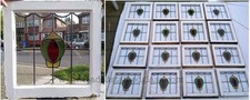 Floral leaded stained for sale  HARROW