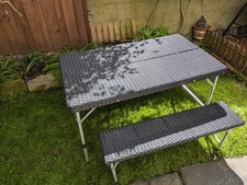 Bierzeltgarnitur set rattan gebraucht kaufen  Adorf