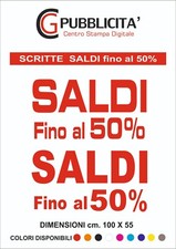 Scritte saldi vetrofania usato  San Marco Evangelista